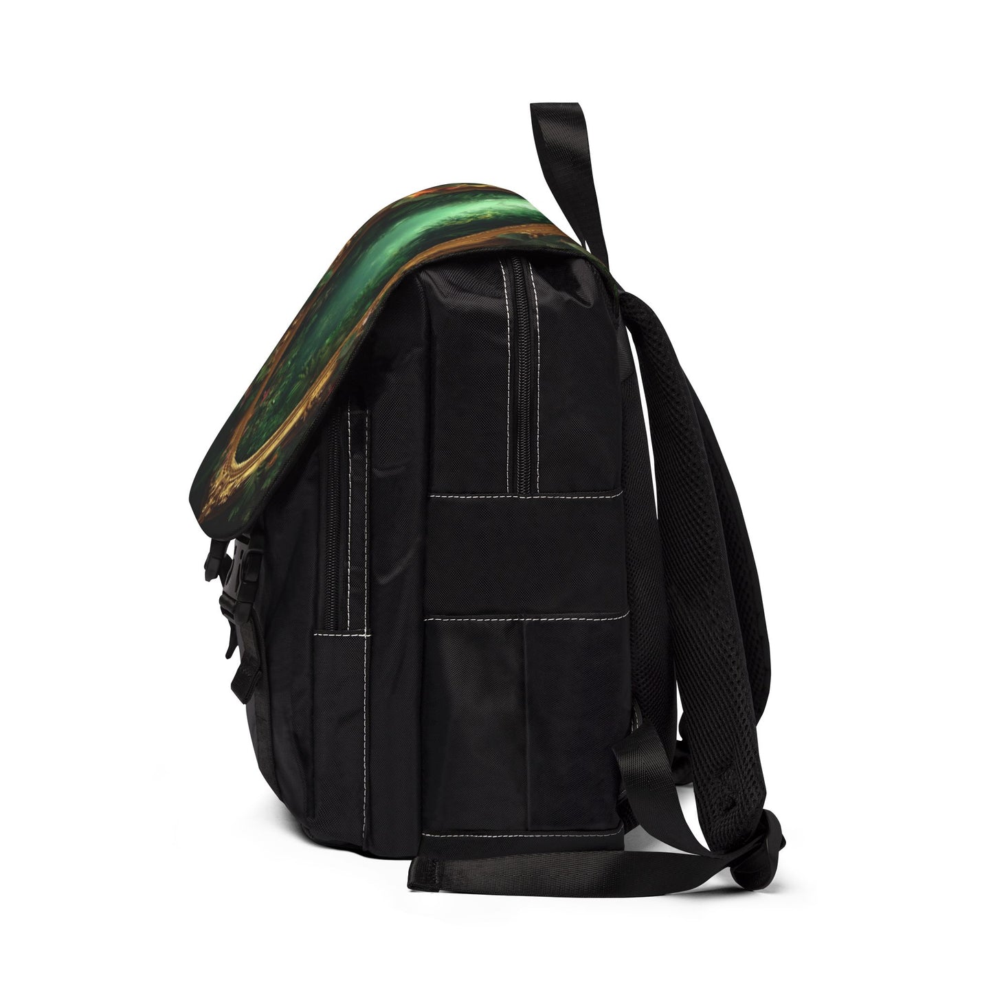 Tropical Casual Backpack - Perfect for Everyday Adventures / Rainforest Portal to Paradise