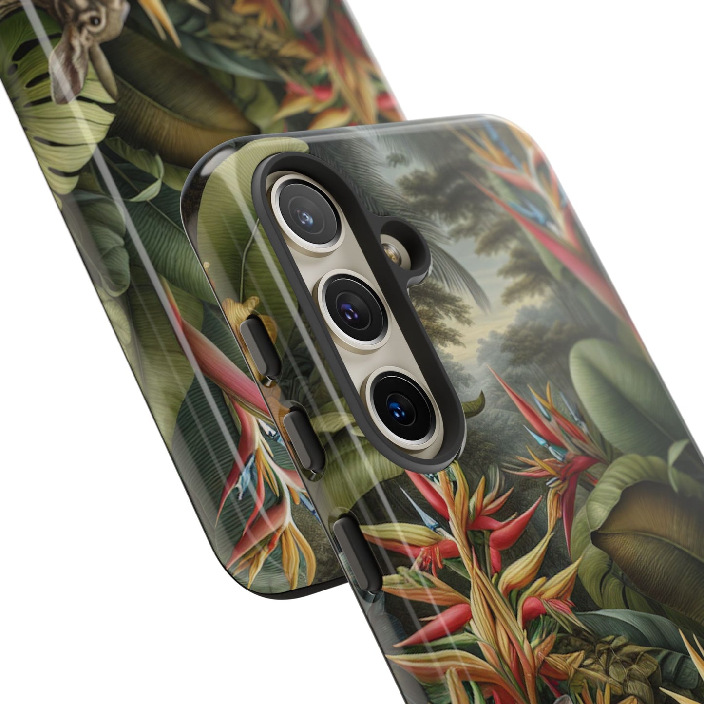 Rainforest Rabbit Outing Phone Case - Tough Cases with Summer Vibe