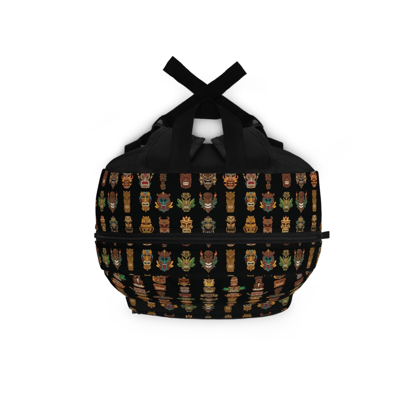 Tropical Backpack  / Tiny Tiki Dudes, Black