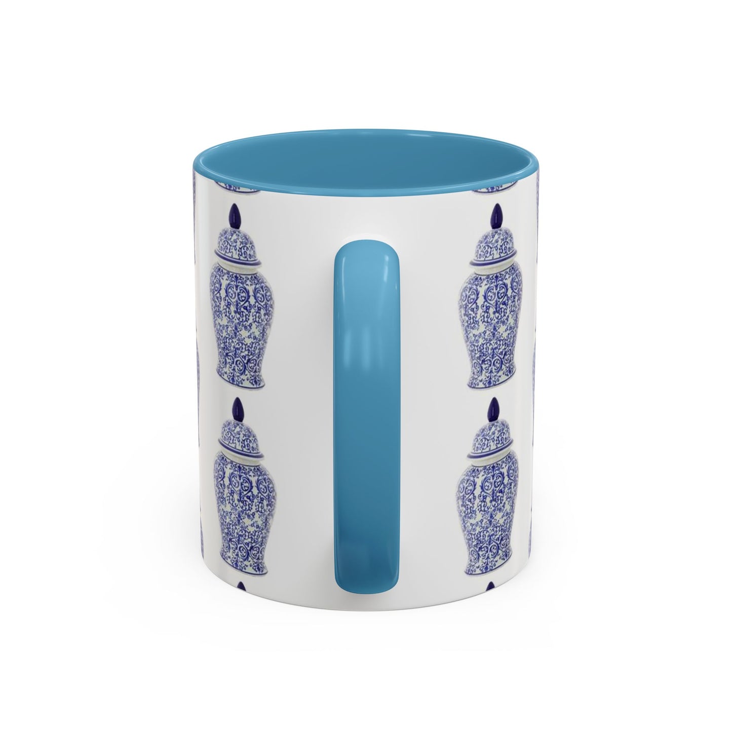 Accent Coffee Mug (11, 15oz), Blue Ginger Jar, Various Colors