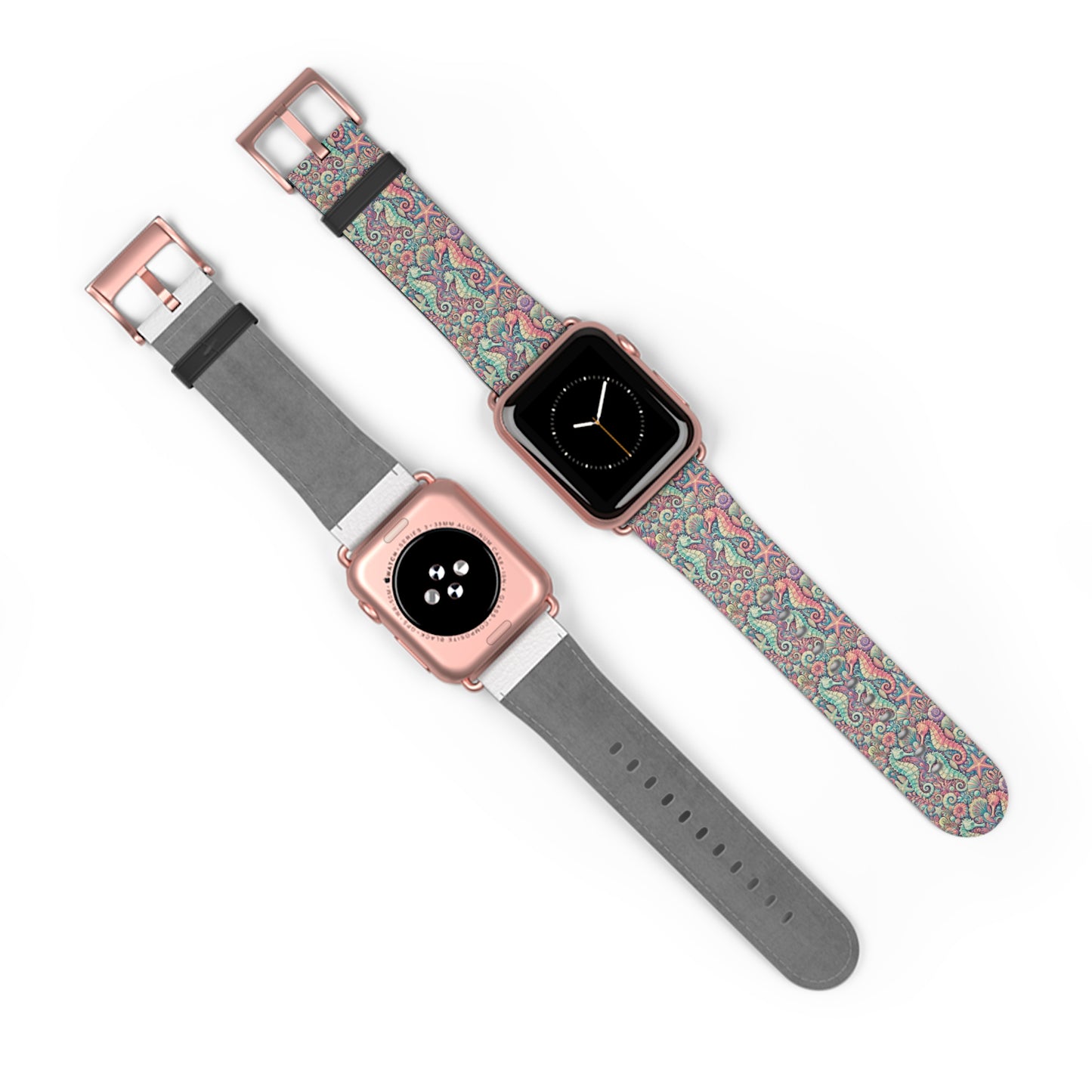 Apple Watch Band - Tropical Seahorse Trio, Retro