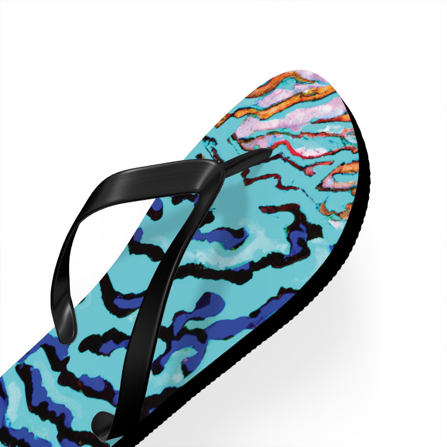 Flip Flops - Wild Coral Reef, Turquoise