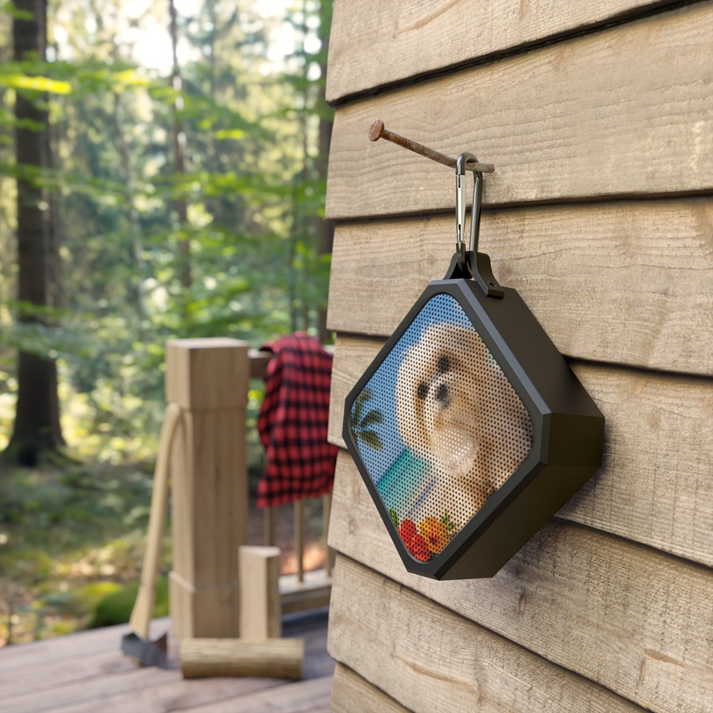 Blackwater Outdoor Bluetooth Speaker, Puppy Ariel on the Beach