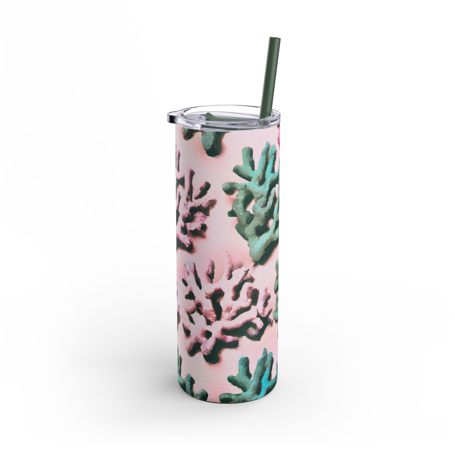 20oz Matte Tumbler, 7 Colors - Stylish Travel Cup - Corals Pink