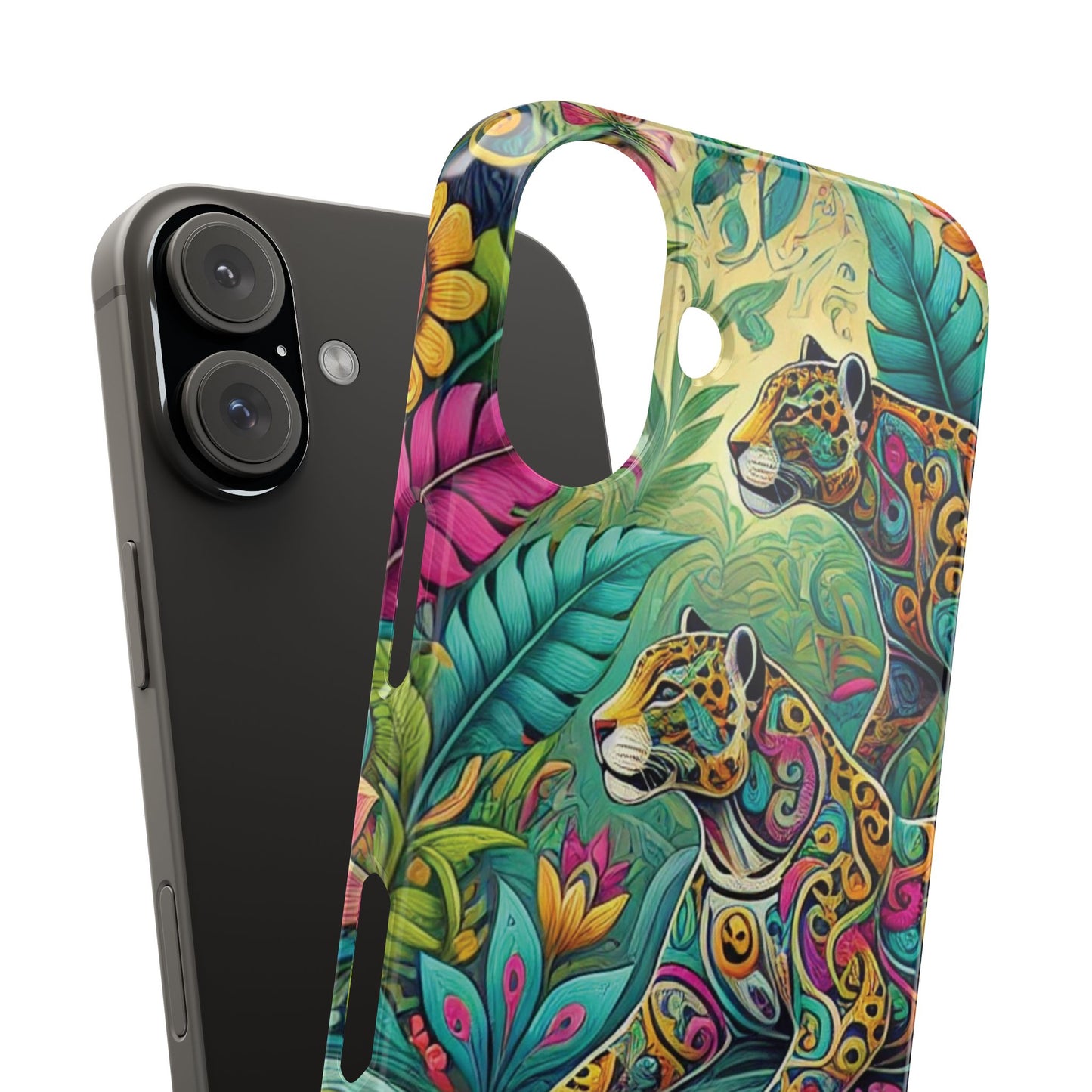 Slim Phone Cases - Jaguar Pop