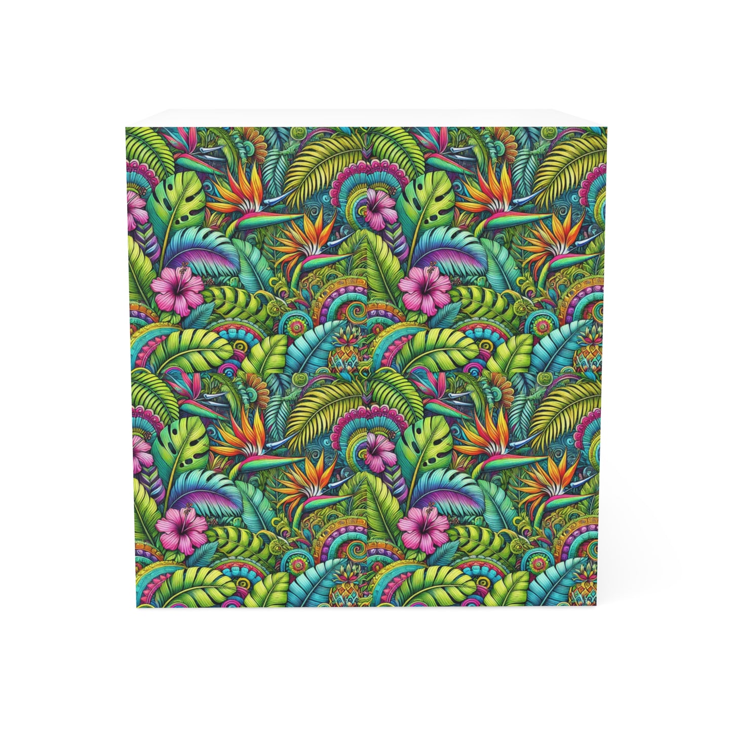 Note Cube - Rainforest Blooms