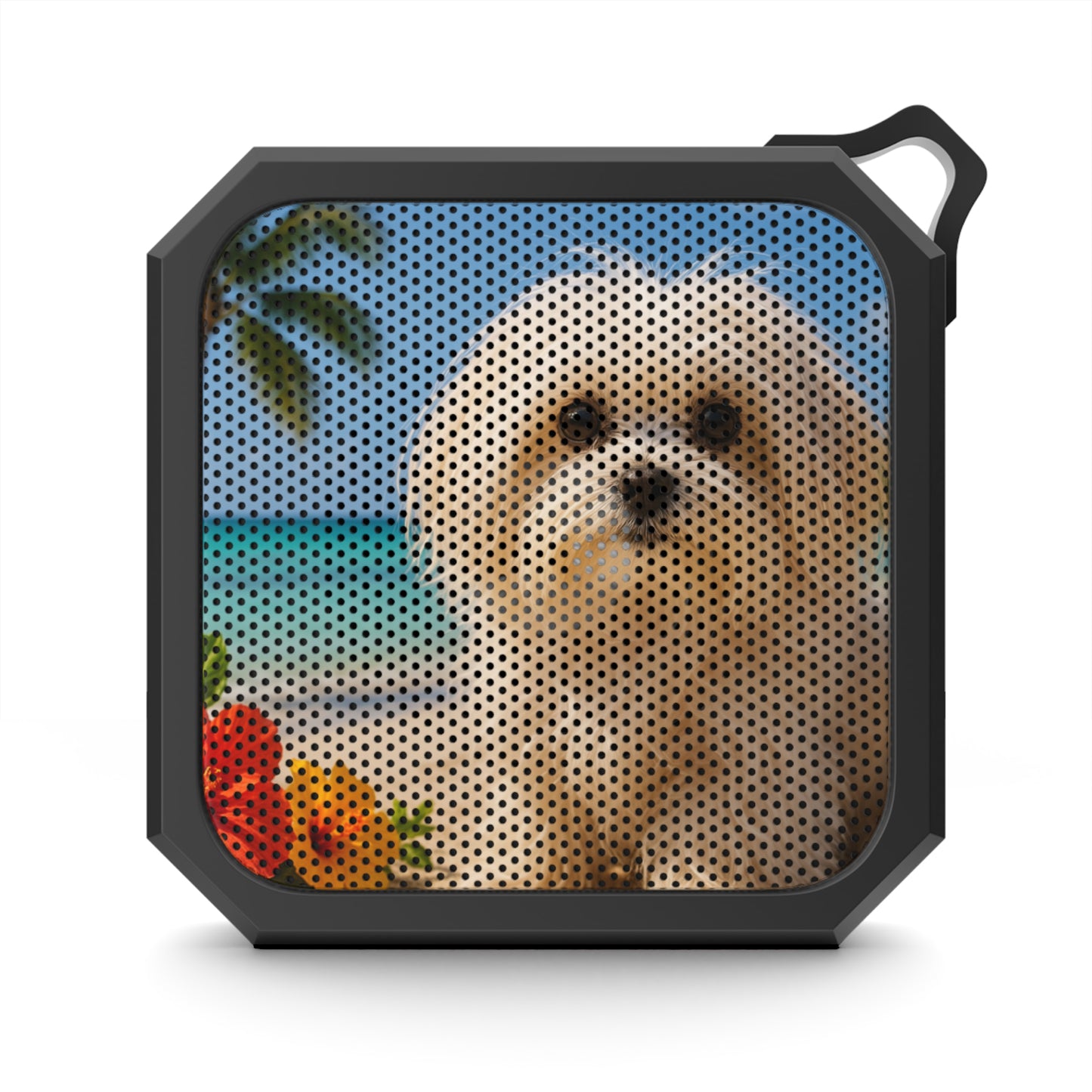 Blackwater Outdoor Bluetooth Speaker, Puppy Ariel on the Beach