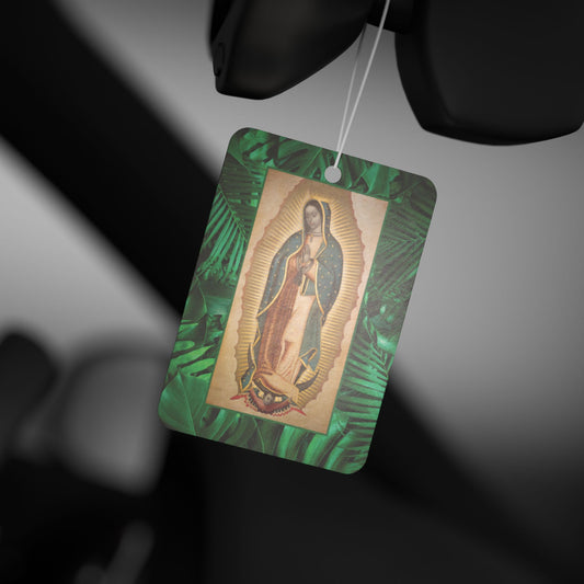 Car Air Freshener - Tropical Our Lady of Guadalupe, Religious