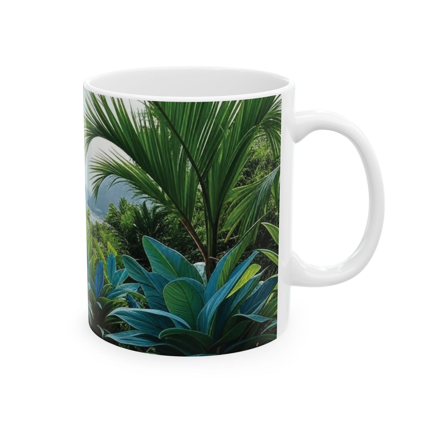 Ceramic White Mug - 11oz & 15oz,  Scenic Overlook