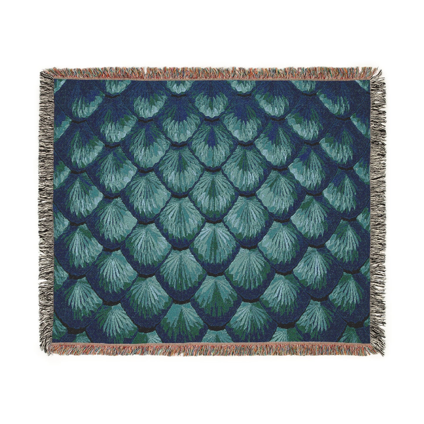 Pretty Mermaid Tail Woven Blanket for Cozy Living, 3 sizes