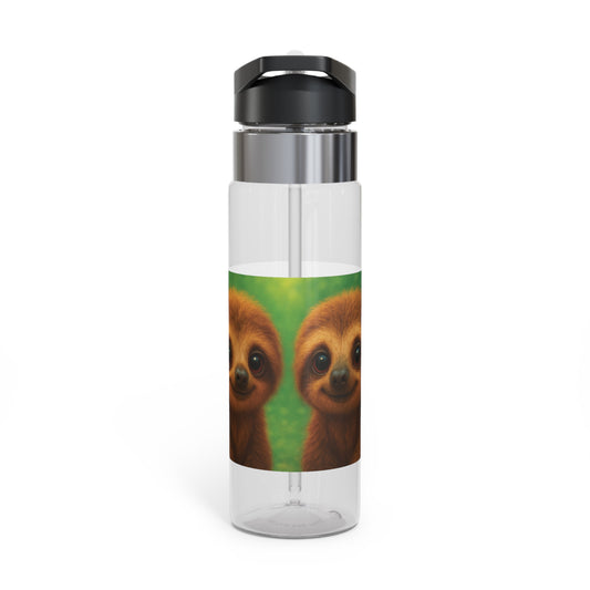 Tropical 20oz Tritan Sport Water Bottle -  Leakproof, Lightweight, BPA-Free / Baby Sloths