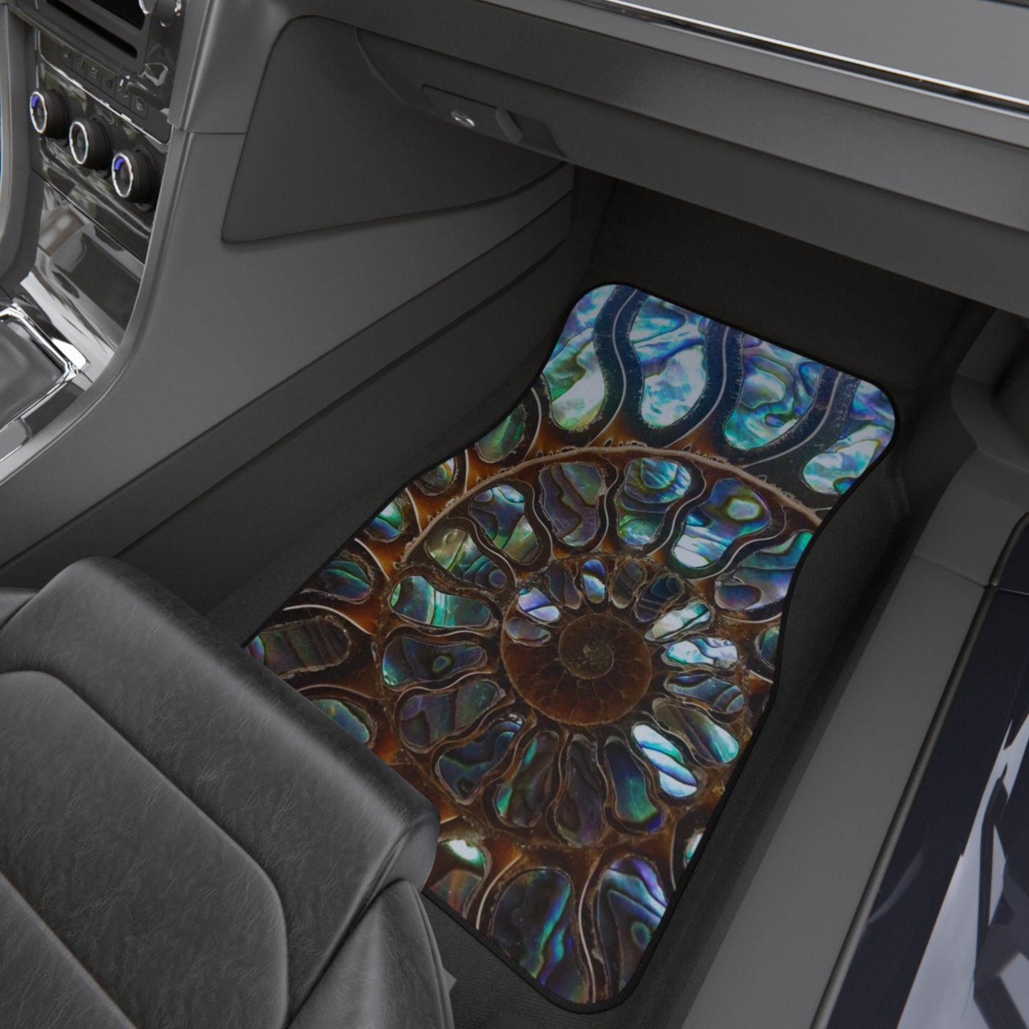 Tropical Ammonite & Abalone Front Car Mats - SET of 2