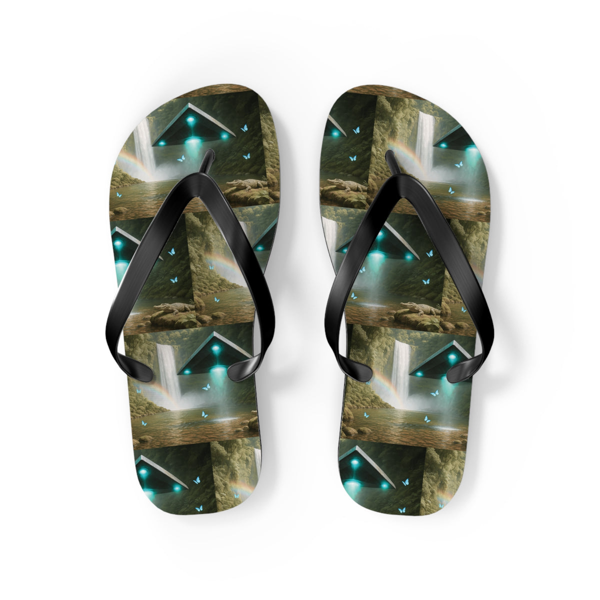 Flip Flops - UFO and Waterfall