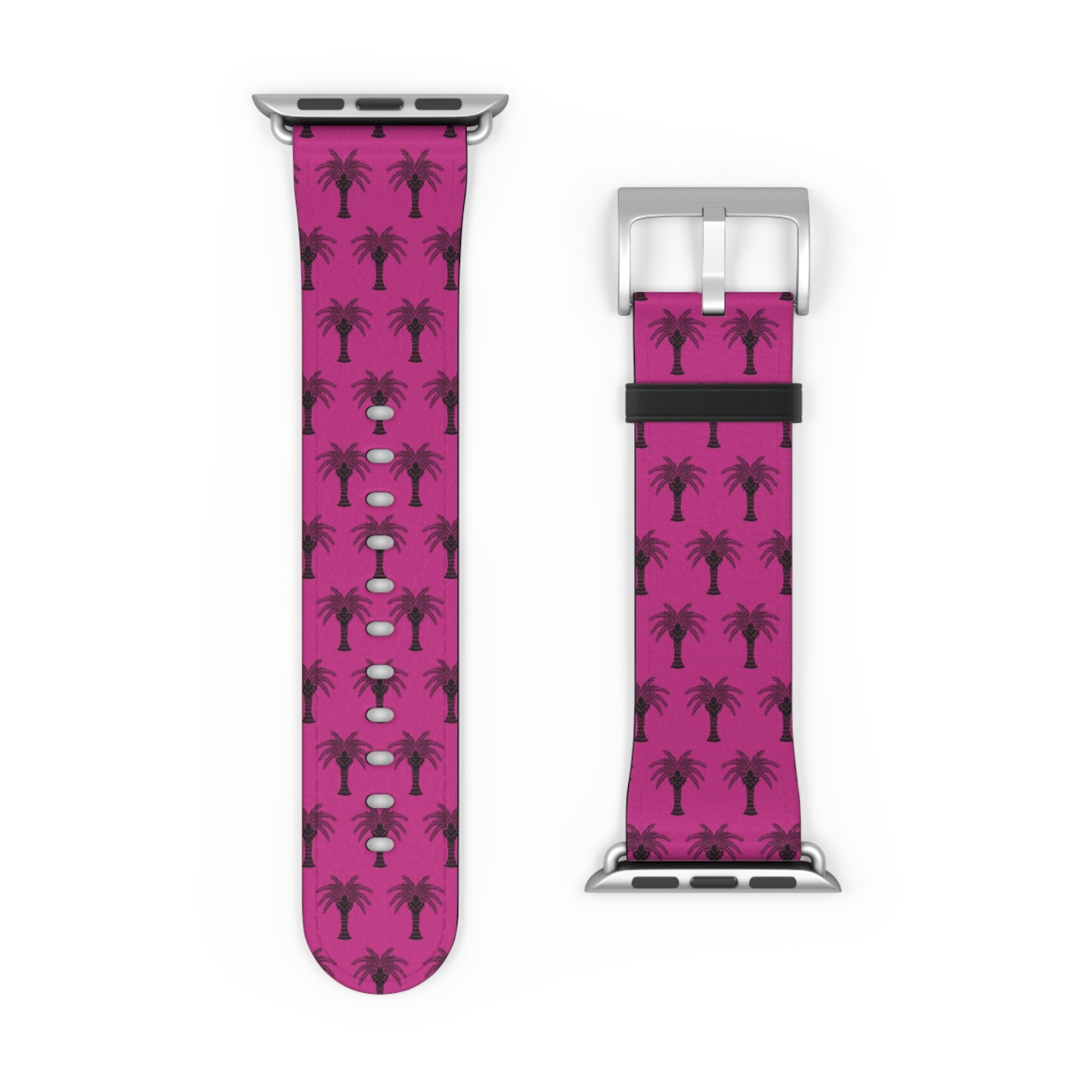 Apple Watch Band - Art Deco Palm, Repeat Pink