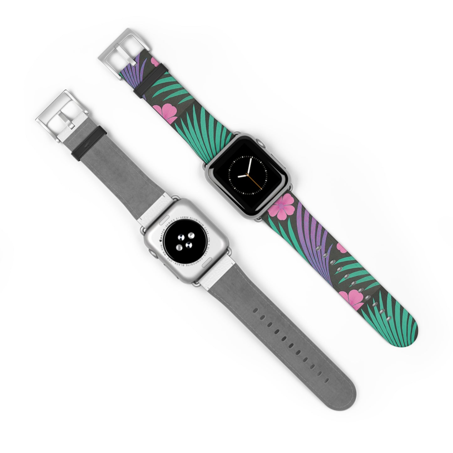 Apple Watch Band - Midnight Hibiscus Deco/Pink