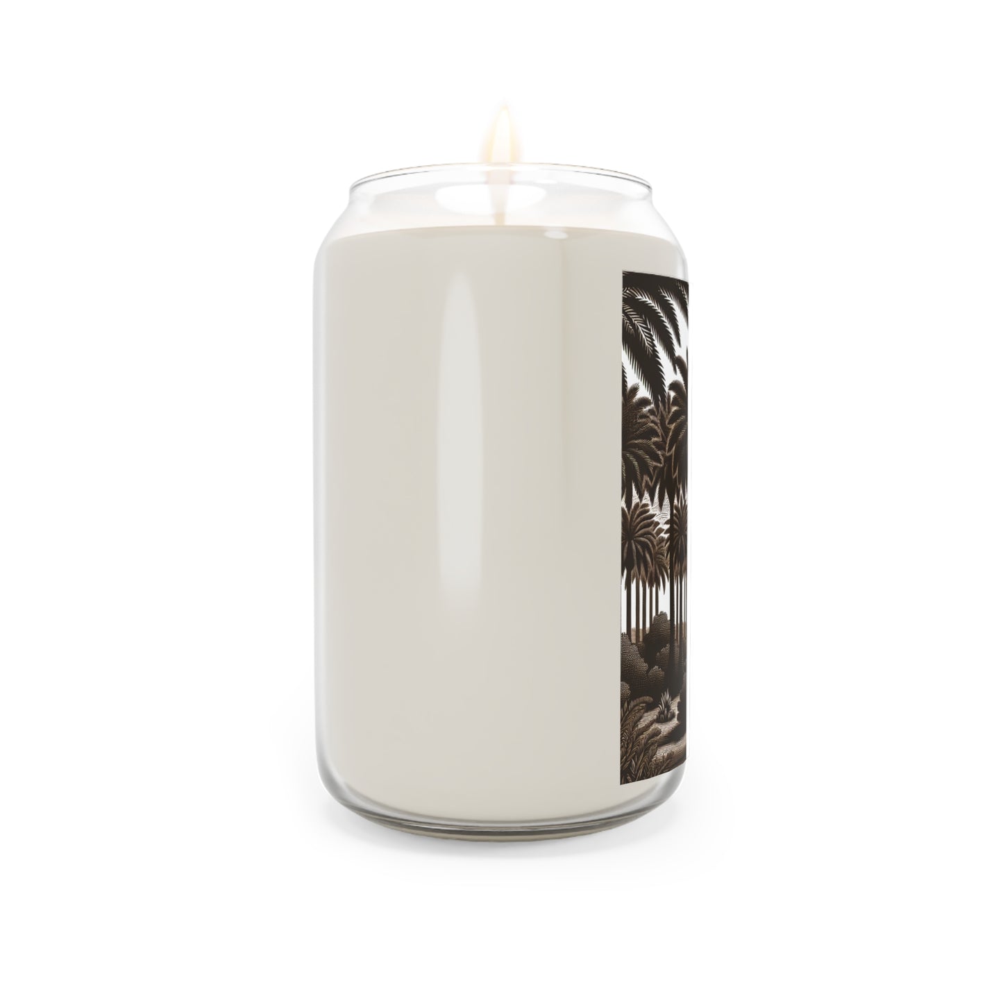 Scented Candle, 13.75oz - Woodcut Palm Grove