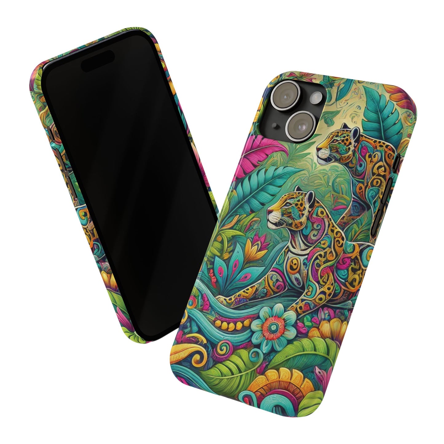 Slim Phone Cases - Jaguar Pop