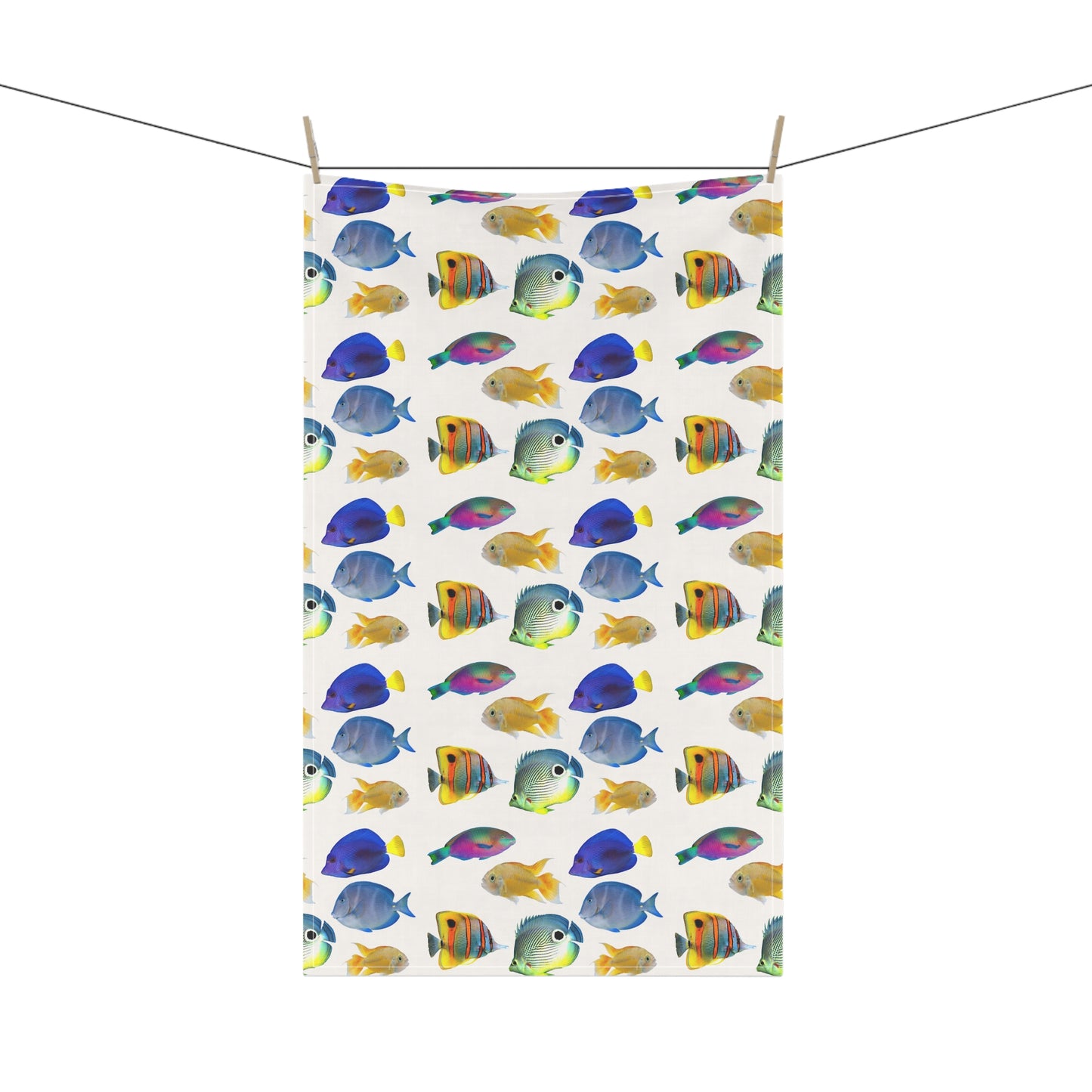 Tea Towels (cotton, poly), School of Fish
