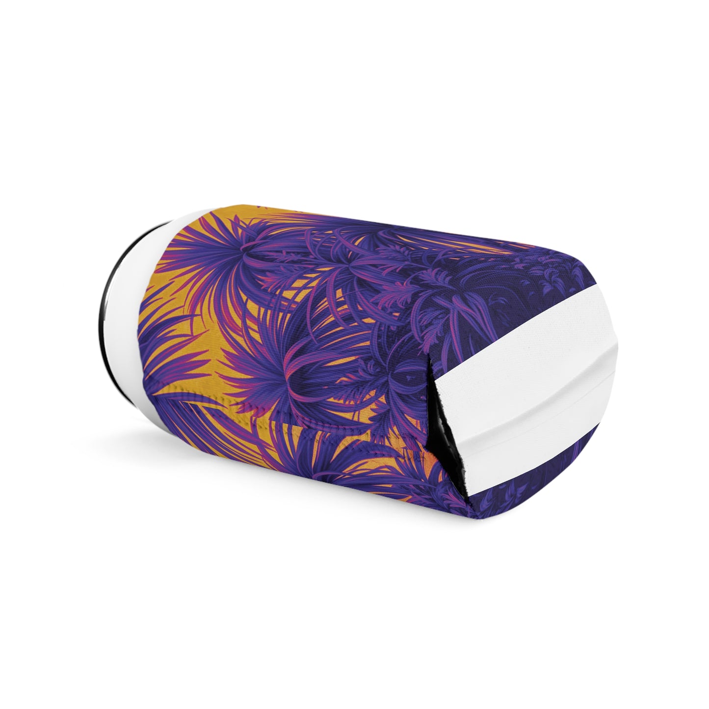 Tiny Palm Island/Pop Can Cooler Sleeve - Perfect for Outdoor Picnics
