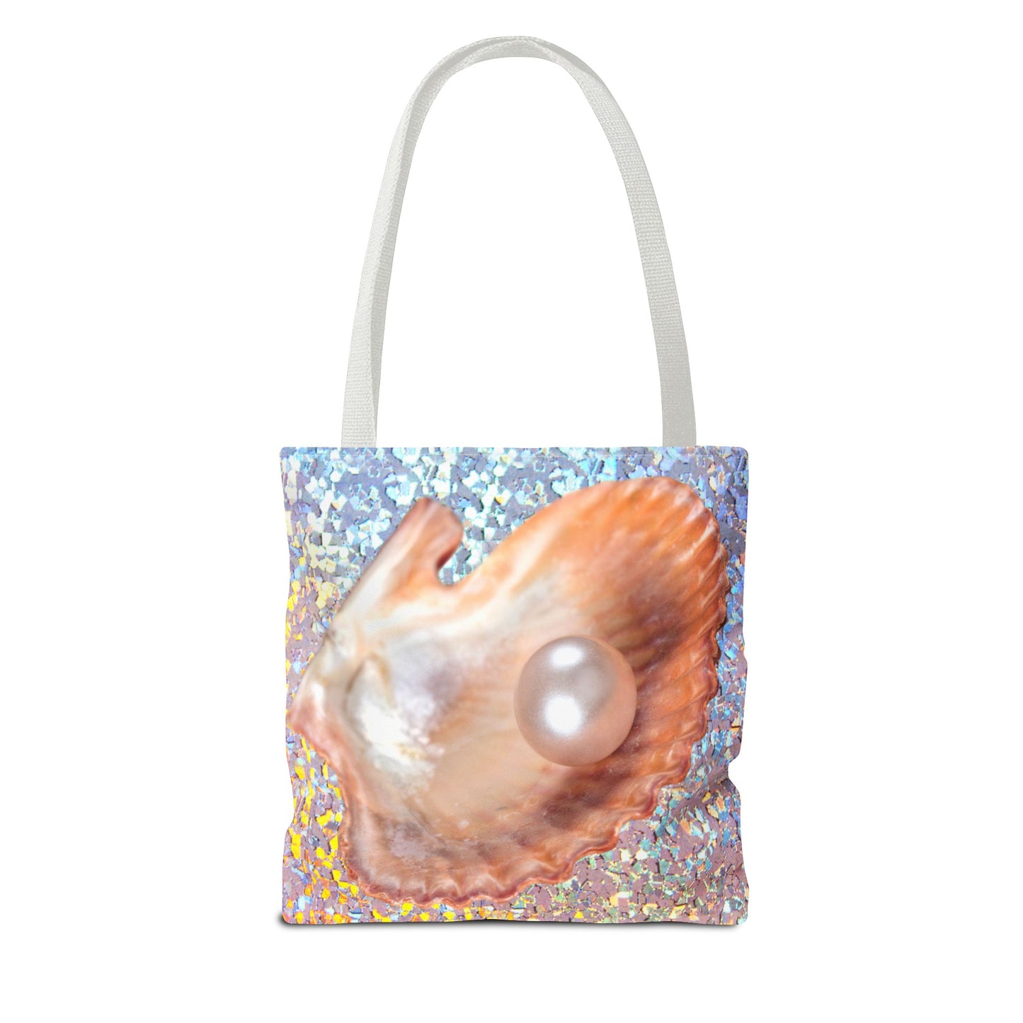 Disco Peach Pearl & Shell Tote Bag - 3 Sizes