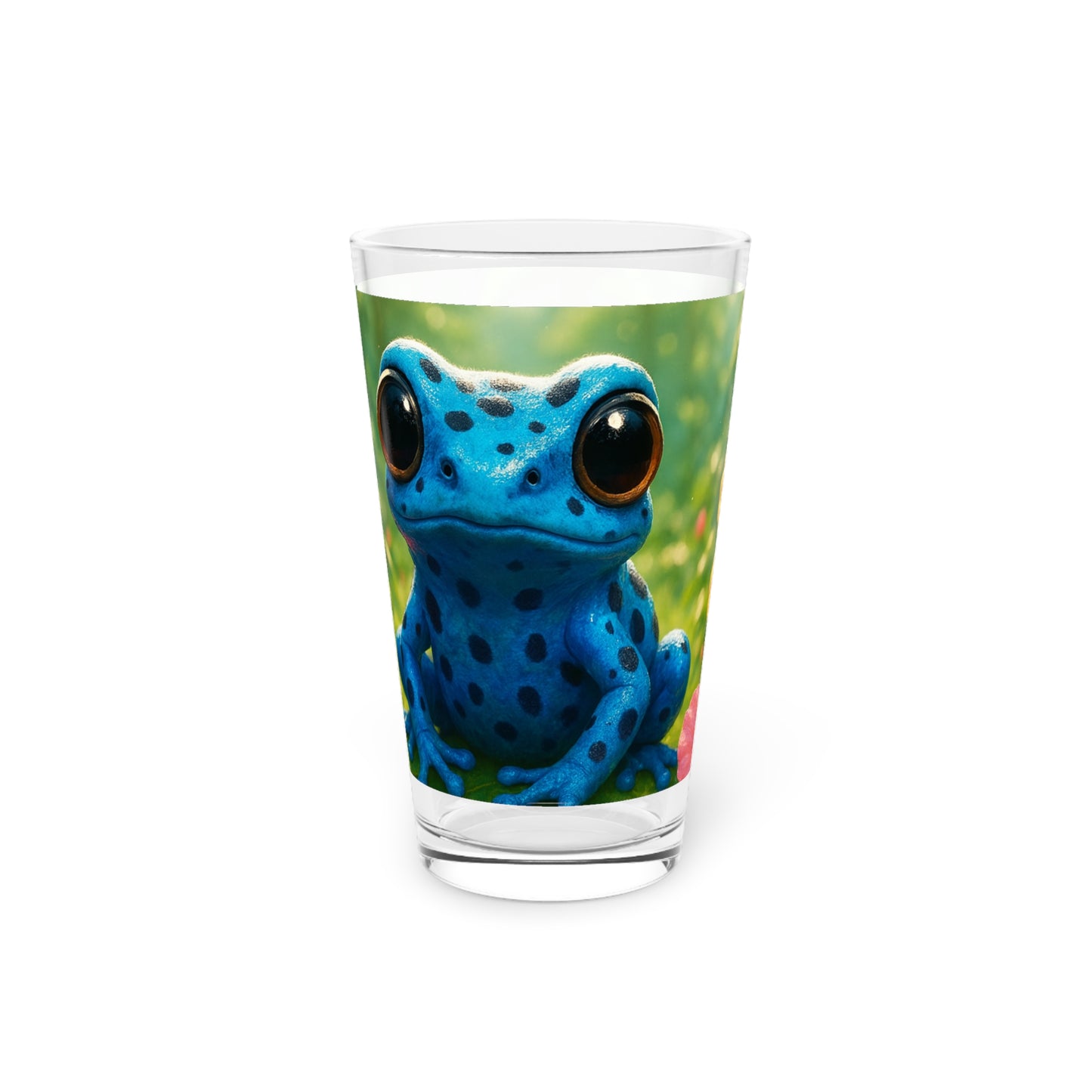 Pint Glass, 16oz, Baby Tree Frog