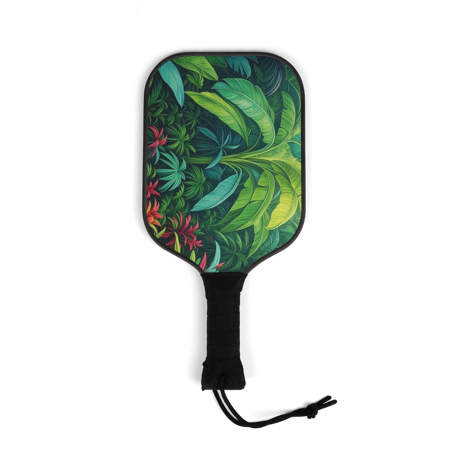 Tropical Pickleball Kit - Rainforest Vibe Paddles & Balls Set / Sleeping Spot