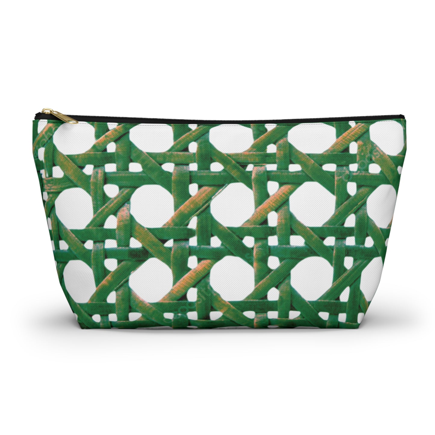 Tropical Accessory Pouch, 2 sizes | Makeup Bag | Perfect for Travel & Everyday Use / Beach Chair Wicker, Green