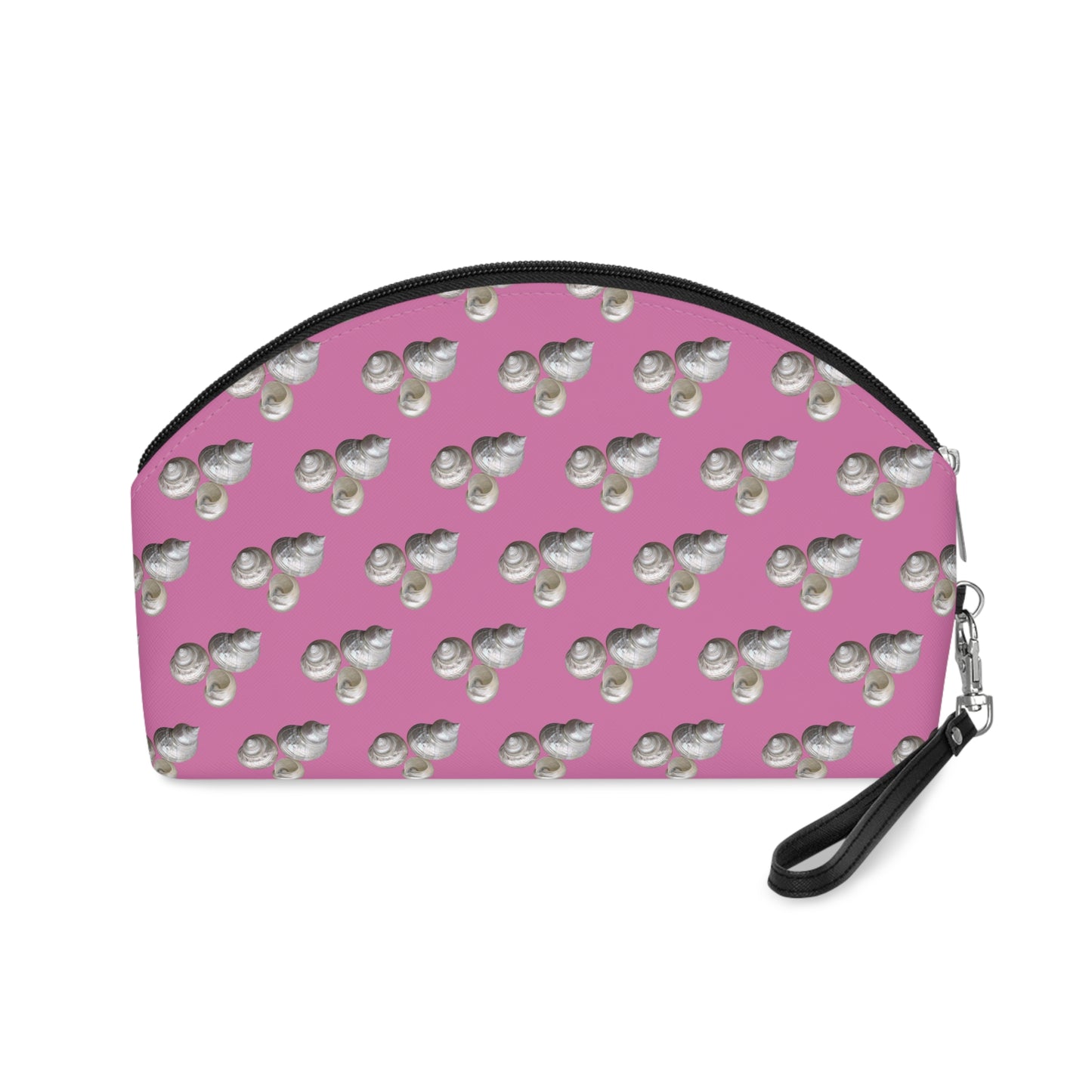 Makeup Bag - White Nautilus Trio, MICRO pink