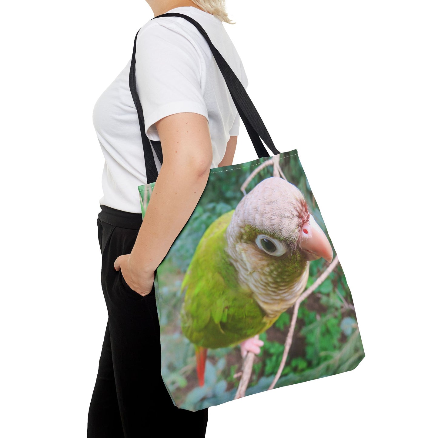 Tropical Sassy Parrot Tote Bag - 3 Sizes