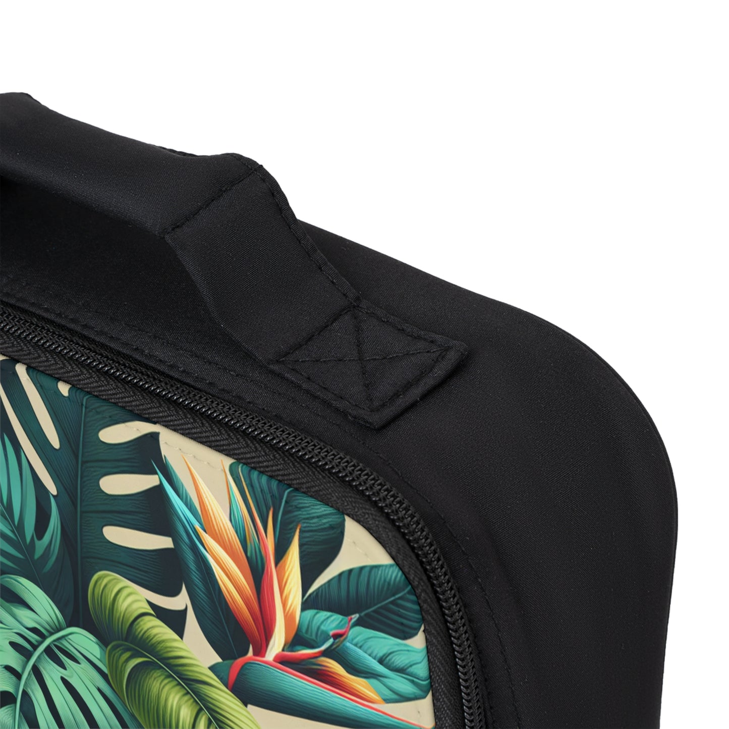 Rainforest Flora and Fauna Lunch Bag - Eco-Friendly Insulated Tote, Adult and Child Lunchbox / Perfect for Picnics, Beach Outings