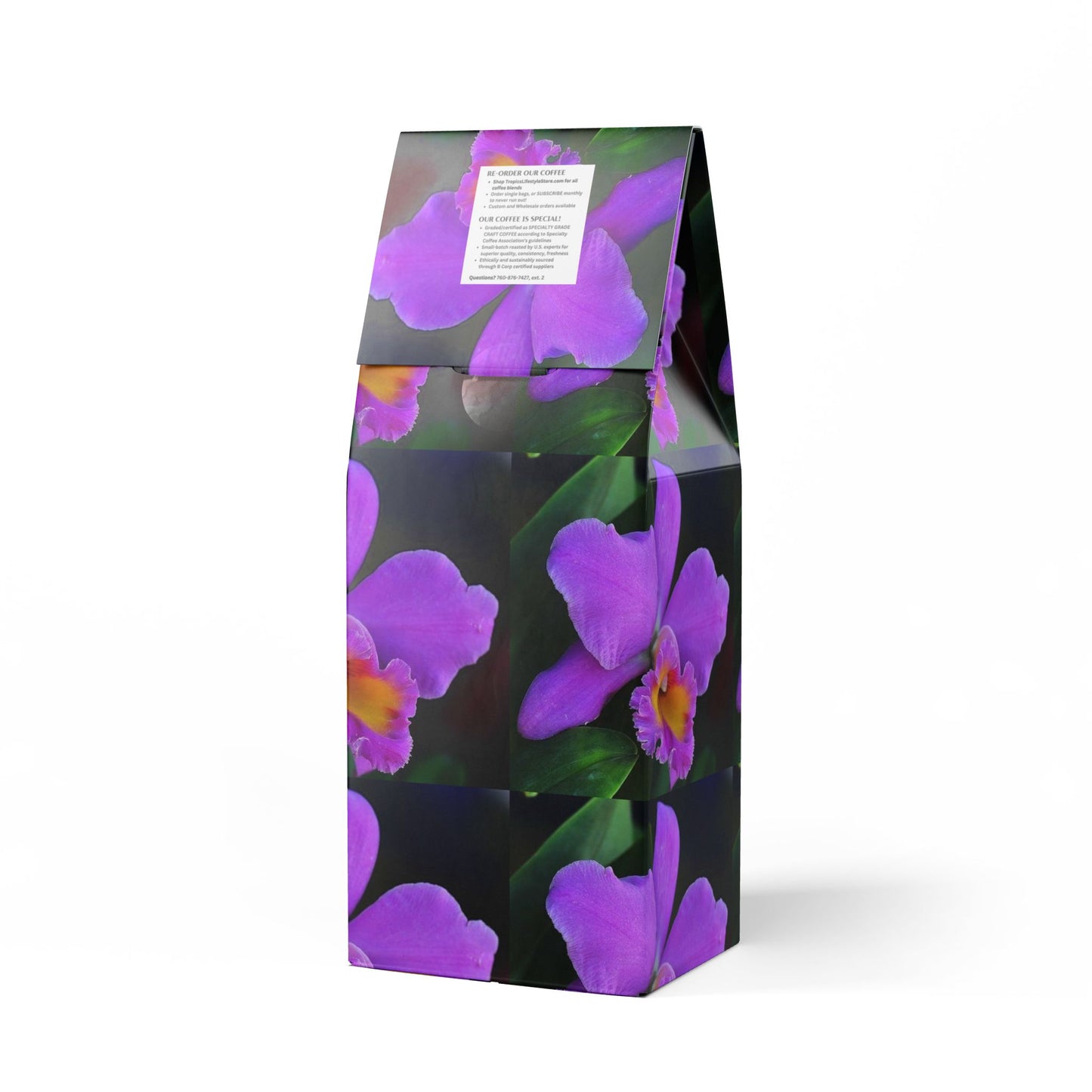 Golden Sands Single Origin™ Coffee (Light-Medium Roast) Specialty Grade / Real Purple Orchid