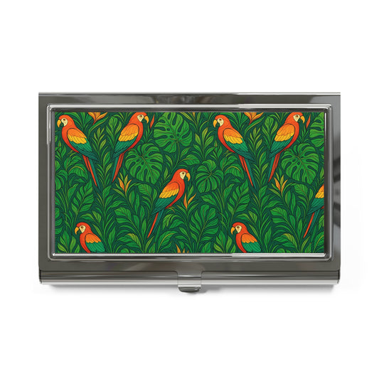 Business Card Holder /Case - Parrot Family