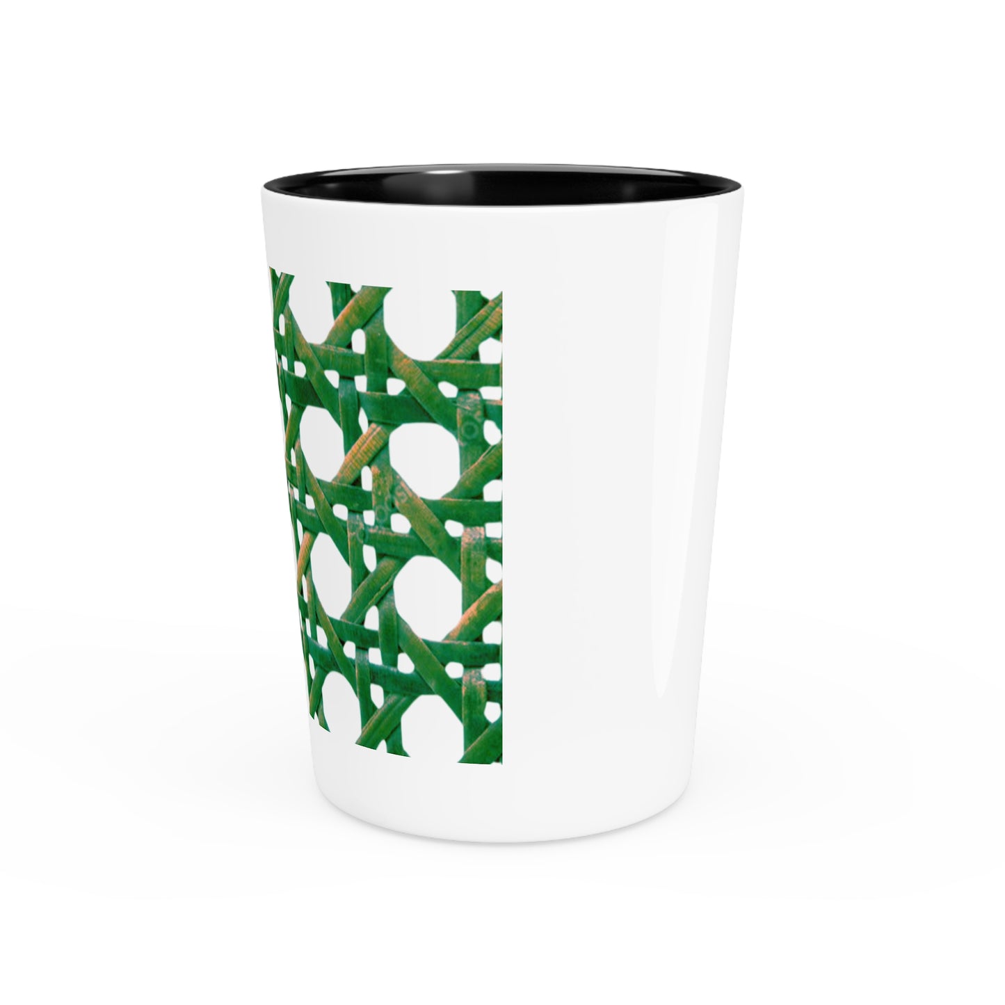 Shot Glass - Beach Chair Wicker, Green