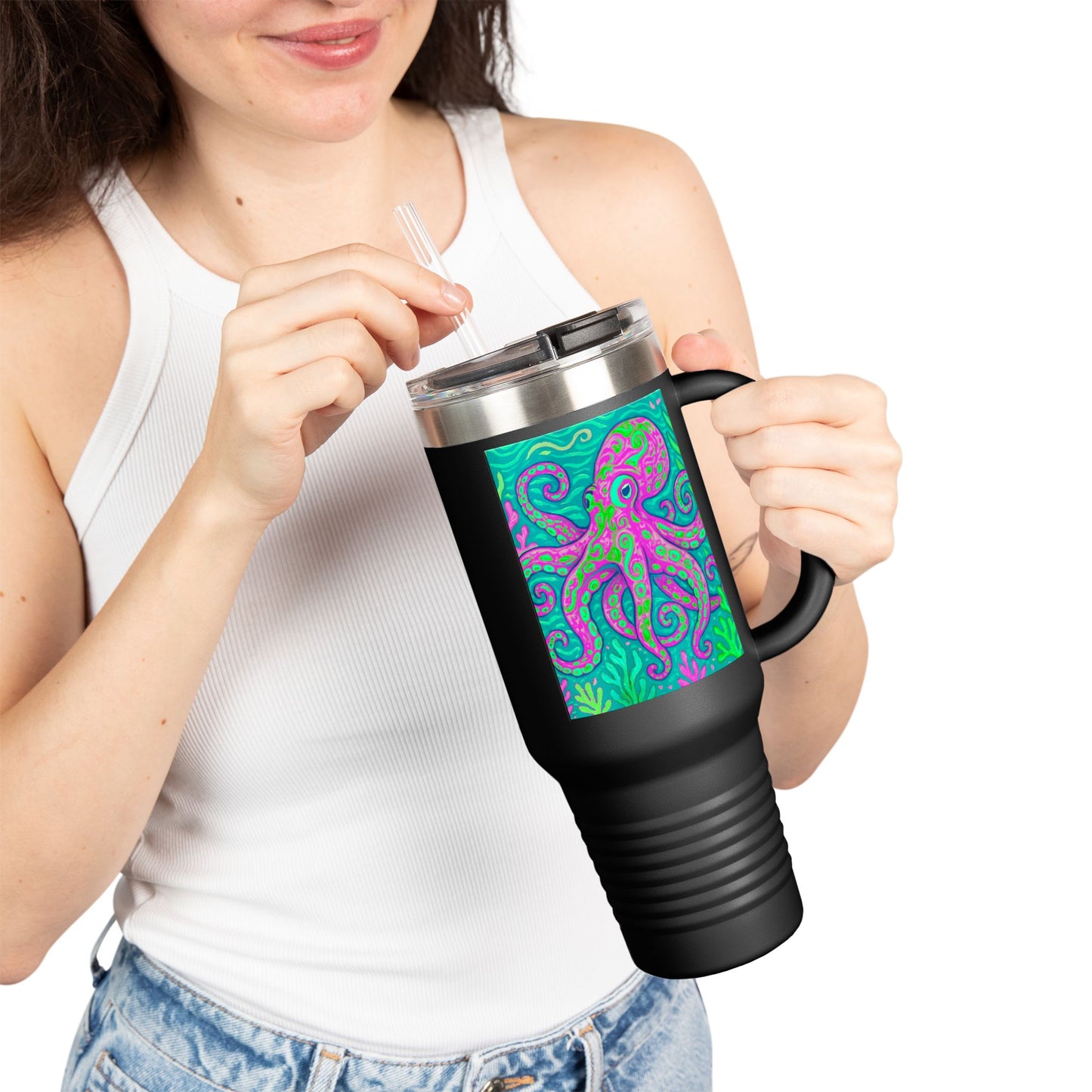 Kraken Joe/Gamma Insulated Travel Mug - 40oz - Perfect for Outdoor Adventures