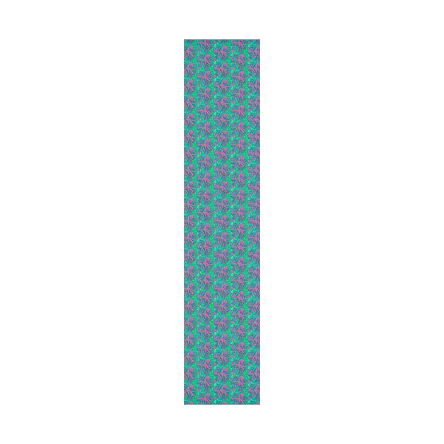 Wrapping Paper - Tropical Gift Wrap for All Occasions / 3 Sizes, 2 Finishes / Octopus Kraken Joe, Purple