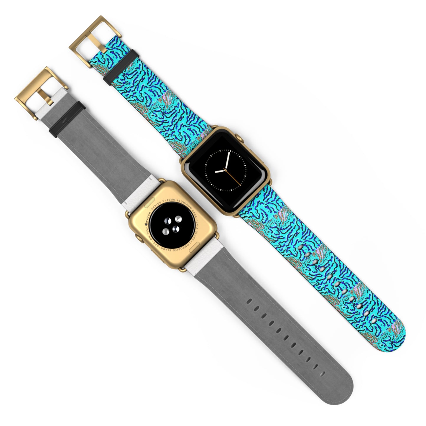 Apple Watch Band - Coastal Wild Coral, Turquoise