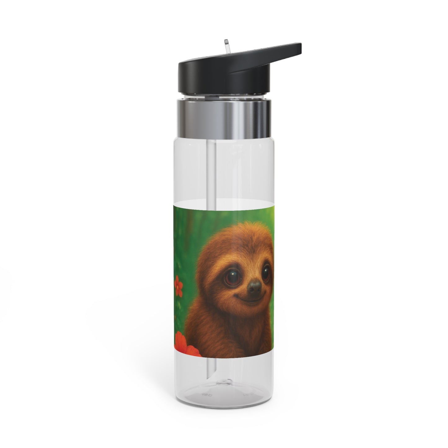 Tropical 20oz Tritan Sport Water Bottle -  Leakproof, Lightweight, BPA-Free / Baby Sloths