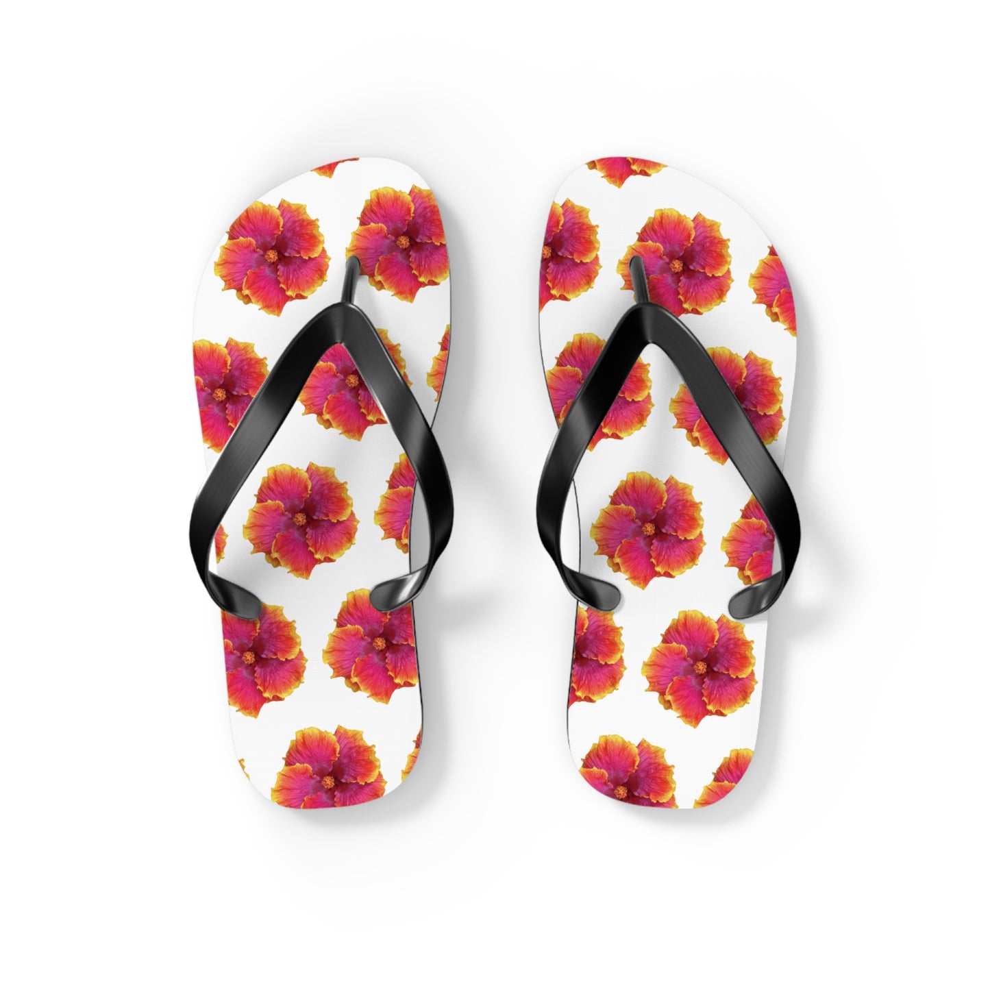 Flip Flops - Sunset Hibiscus