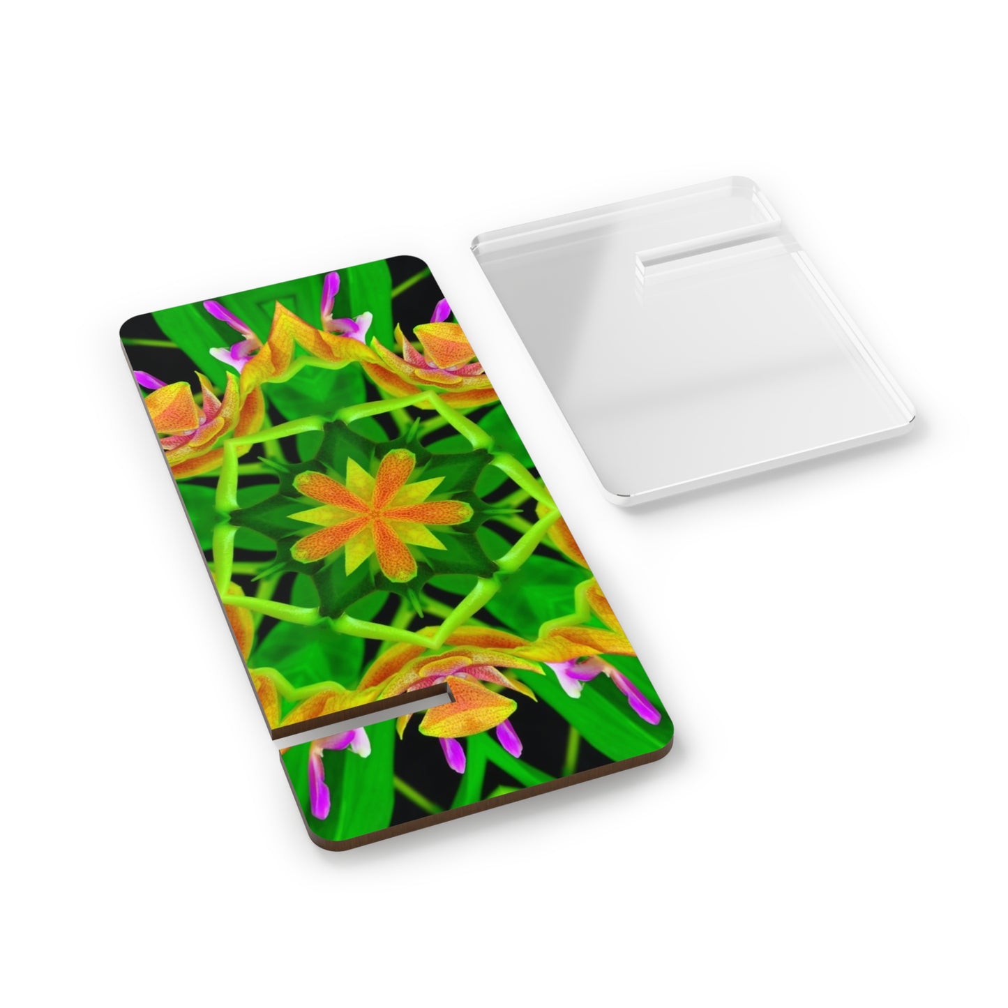 Mobile Display Stand for Smartphones, Orchid Kaleidoscope #2