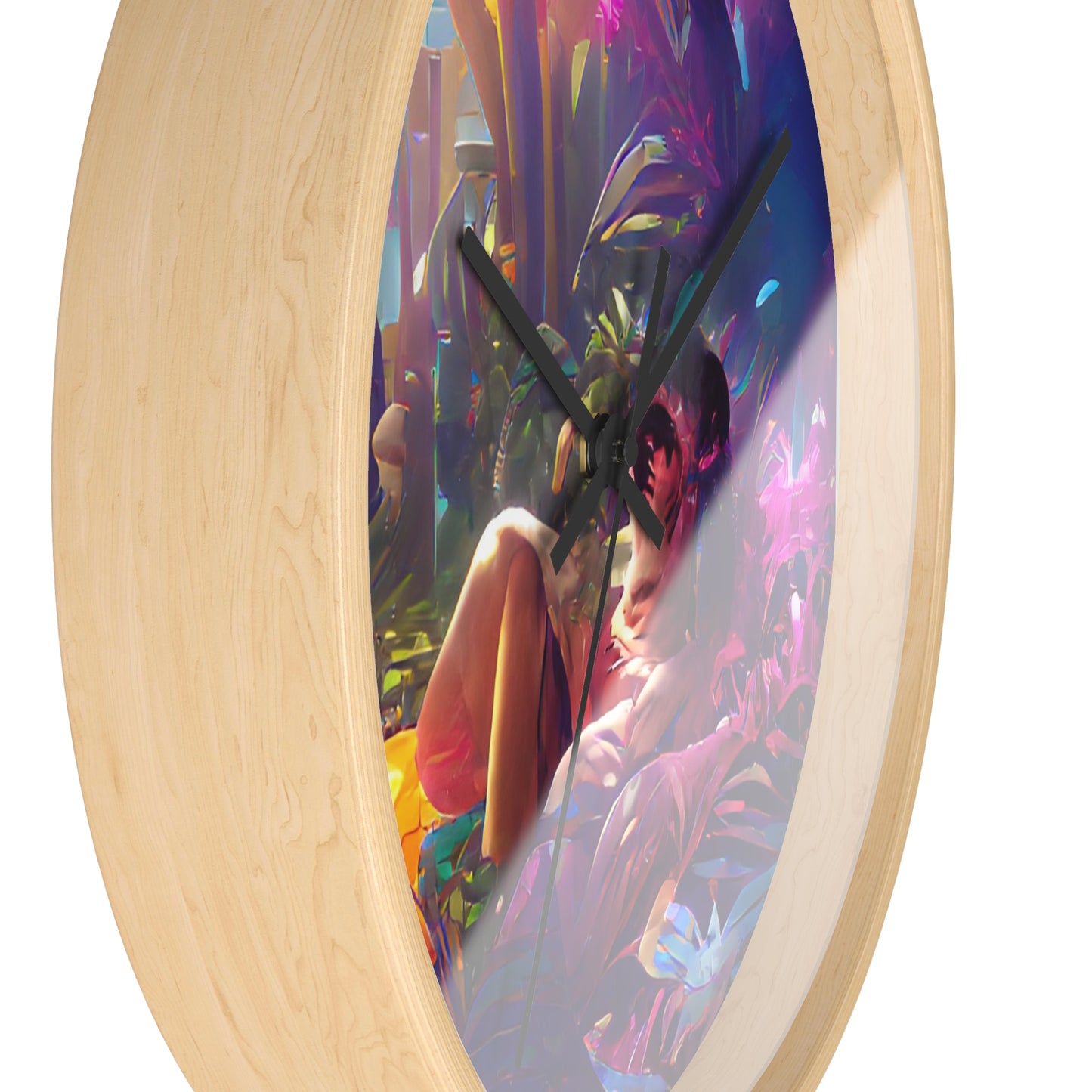 Wall Clock, "Secret Midnight Kiss in Hidden Tropical Garden"