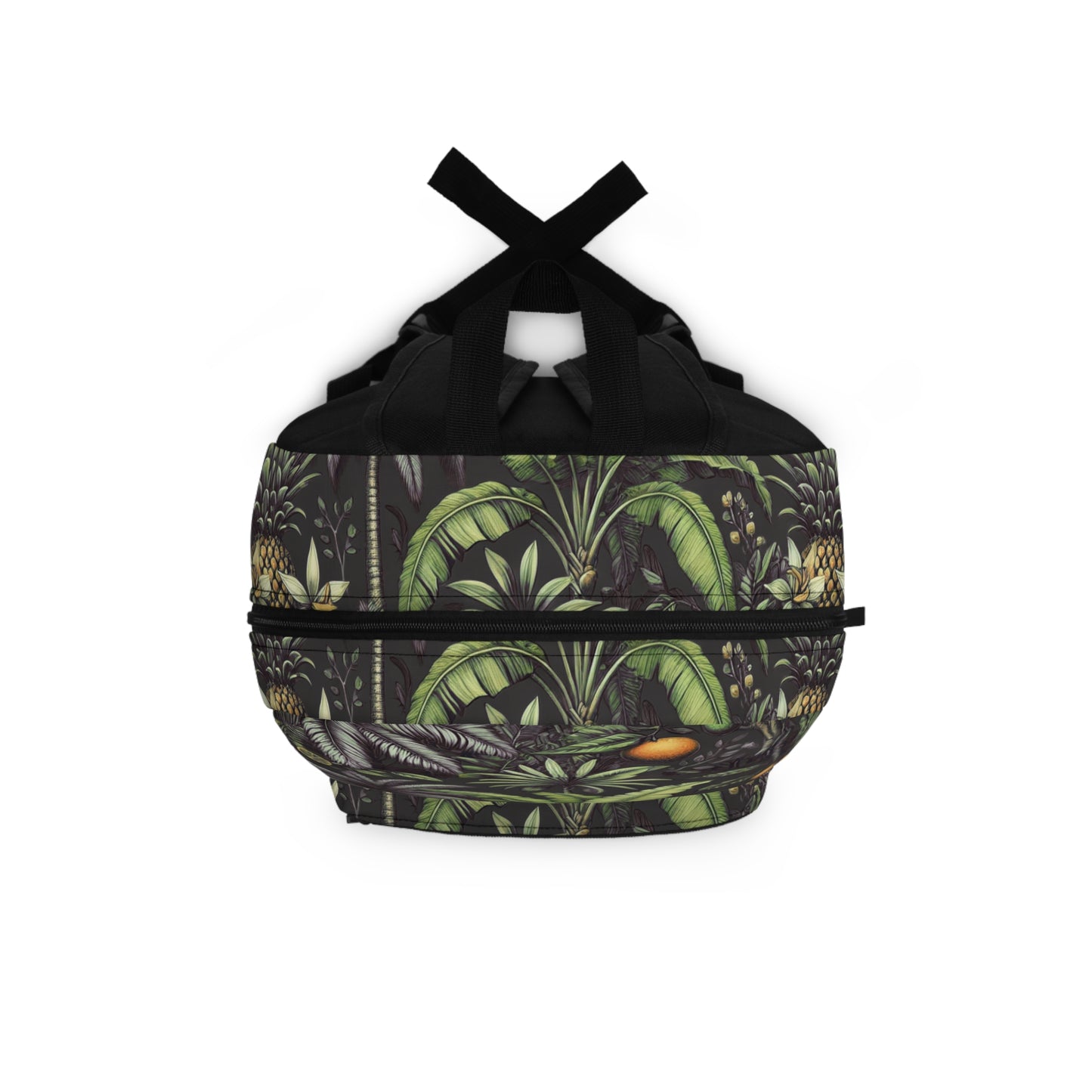 Tropical Backpack  / Tropical Fruit, Black