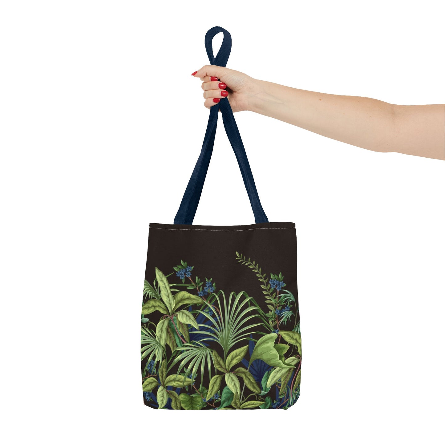 Tropical Midnight Jungle Tote Bag - 3 Sizes