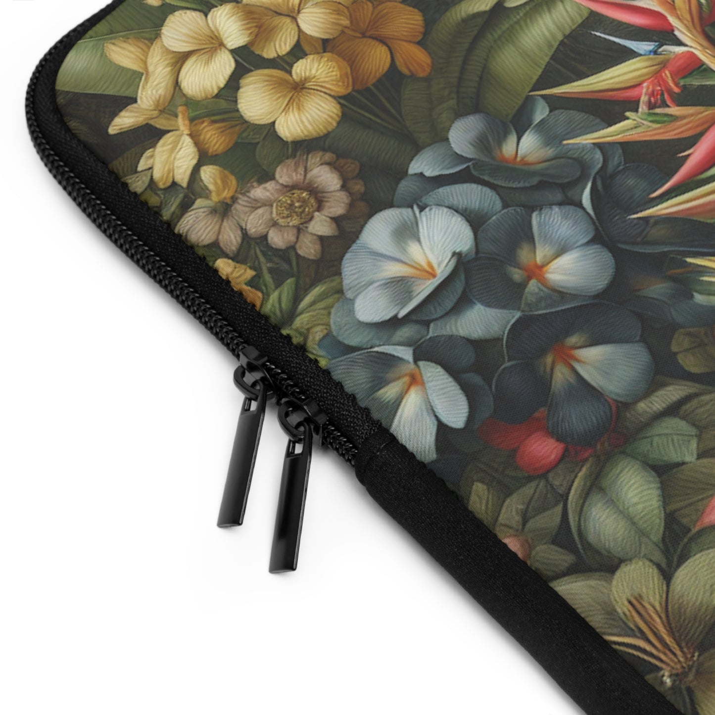 Tropical Laptop Sleeve, 5 Sizes - Perfect for Ocean Lovers & Students / Rainforest Rabbit Outing