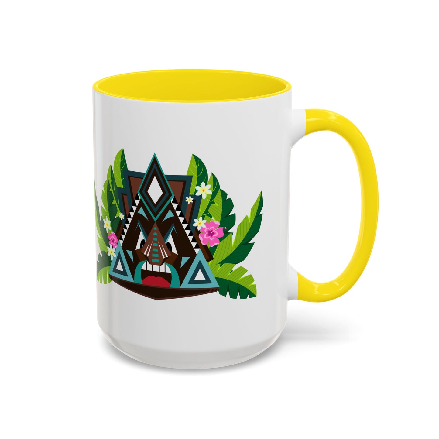 Accent Coffee Mug (11, 15oz), 8 Colors - Tiki Boss Kai