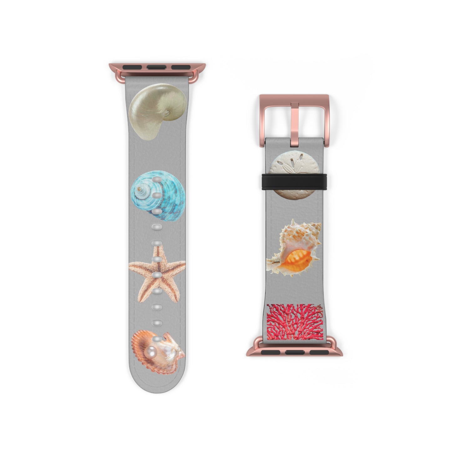 Apple Watch Band - Real Seashell Collection, lt.grey