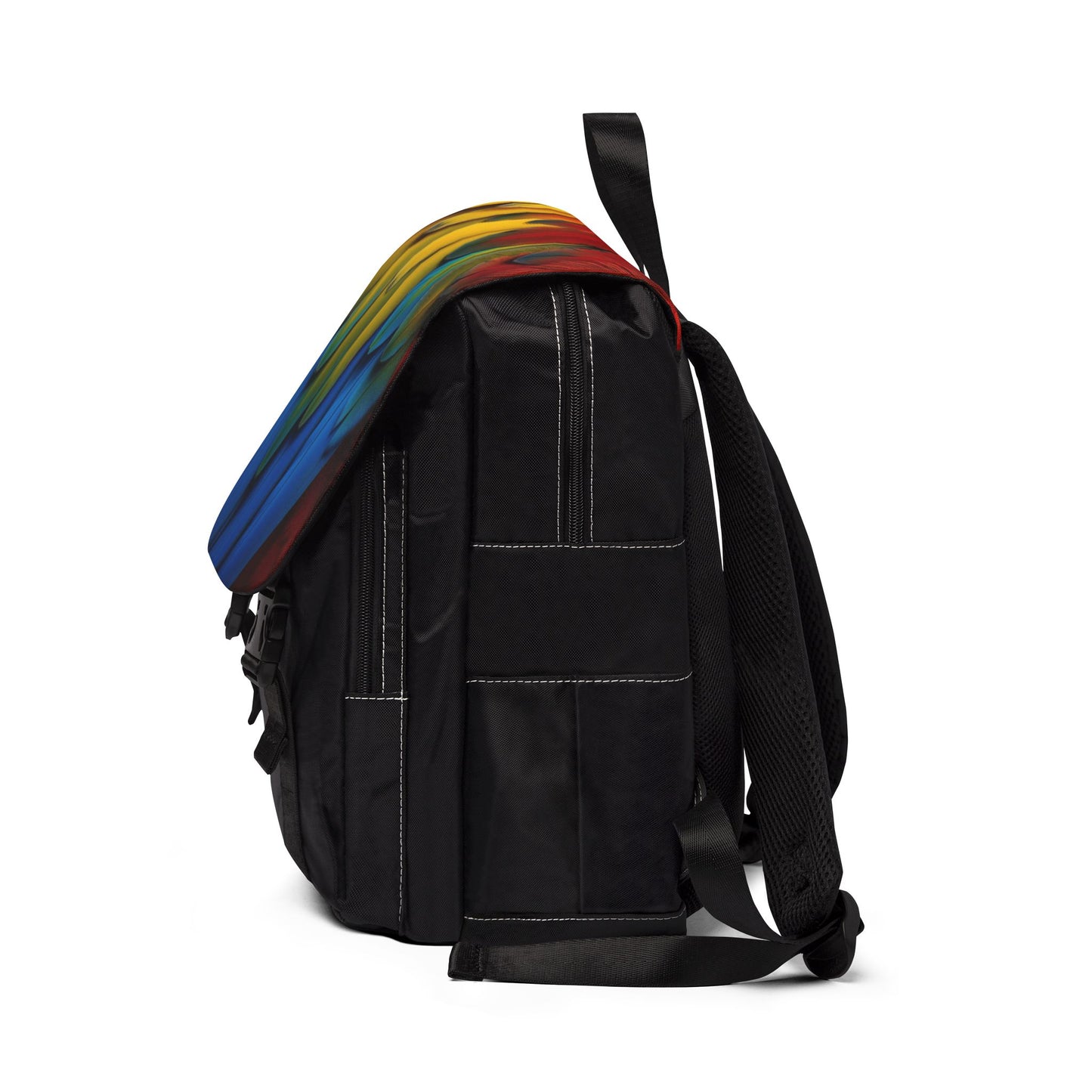 Macaw Feathers Casual Backpack - Perfect for Everyday Adventures