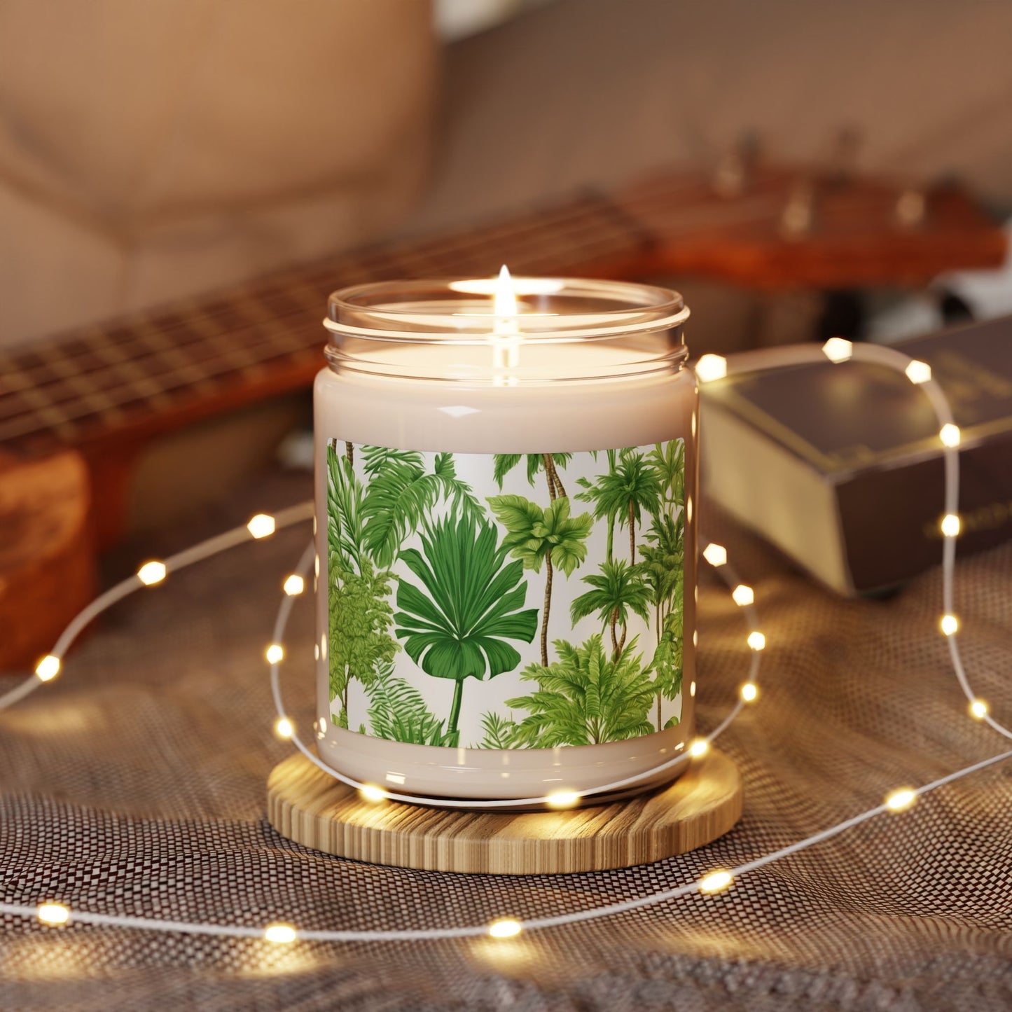 Soy Candle, 9oz, Violet's Favorite Palms