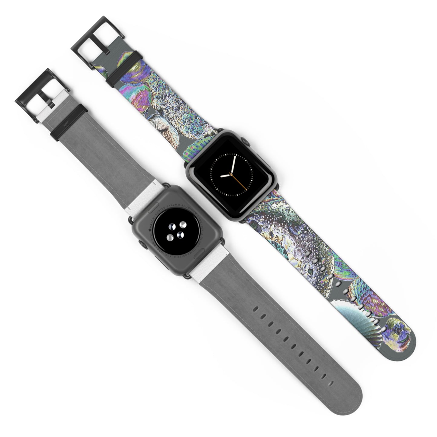 Apple Watch Band - Heatwave Seashell Collection, dark grey