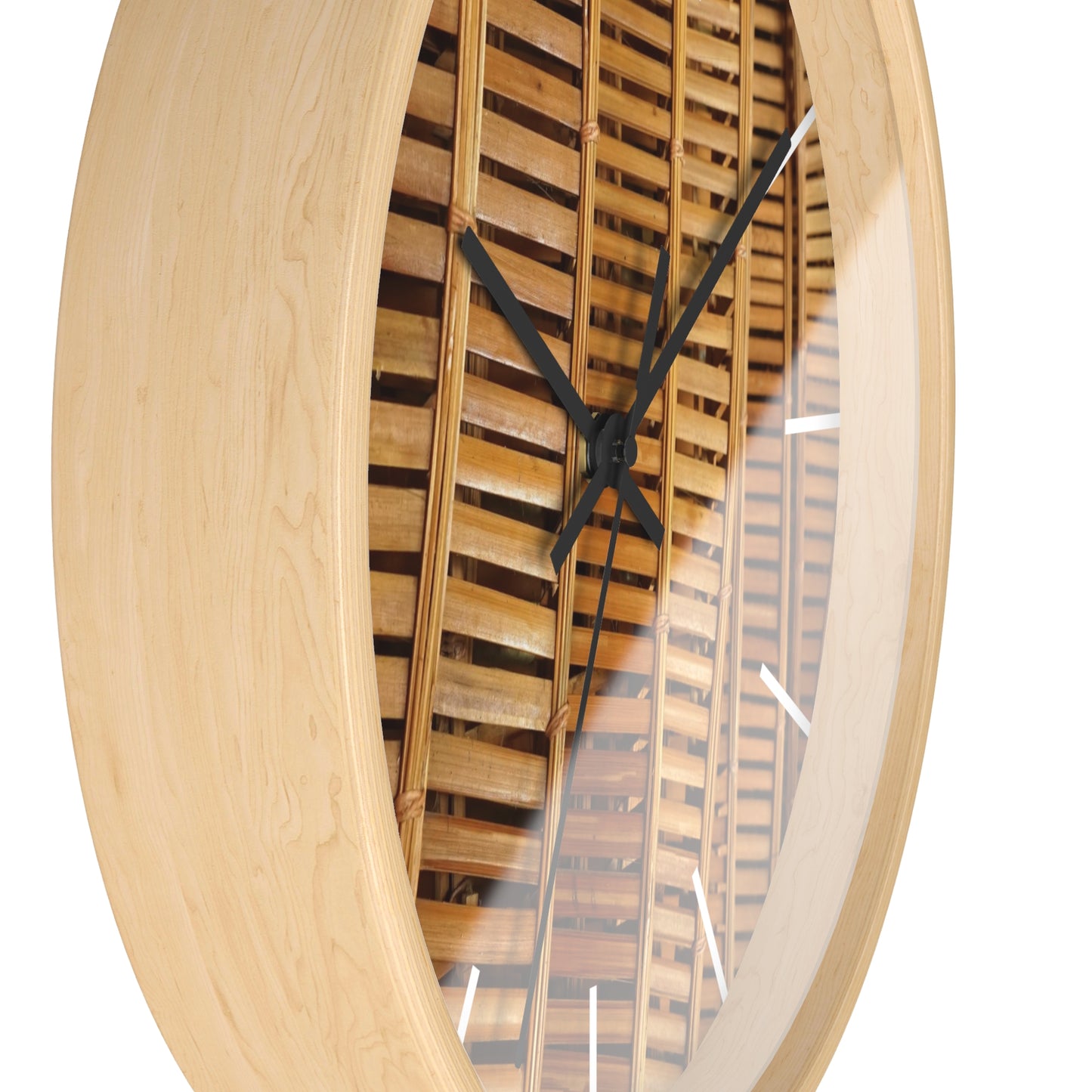 Natural Bamboo Flow Wall Clock - Perfect for Tropical Lifestyle Lovers