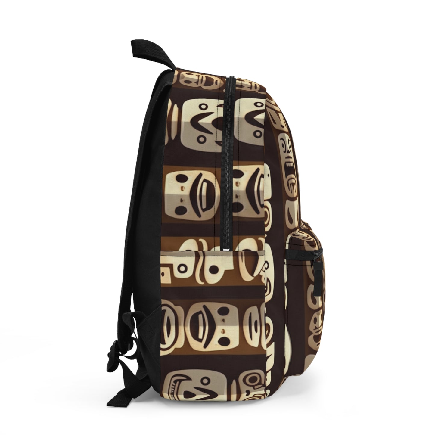 Tropical Backpack  / Funny Tiki Totems